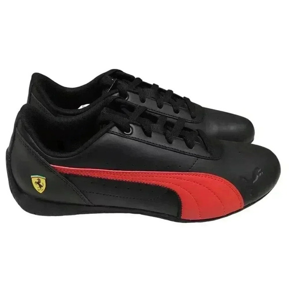 Puma Scuderia Ferrari Neo Cat Motorsport Shoes Mens 9.5 Black Red 307812 01 - Picture 3 of 8